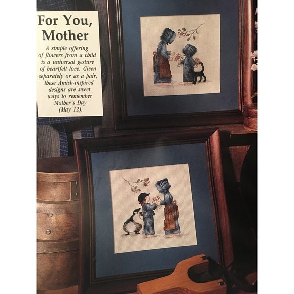 Celebrations Cross Stitch Craft  Magazine Spring 1991 Projects Mothers Day Quilt - Picture 8 of 12